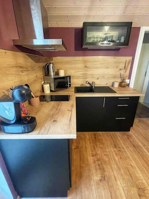 L'Echo Des Bois - Studio Cocooning Avec Sauna L'Abergement Extérieur photo