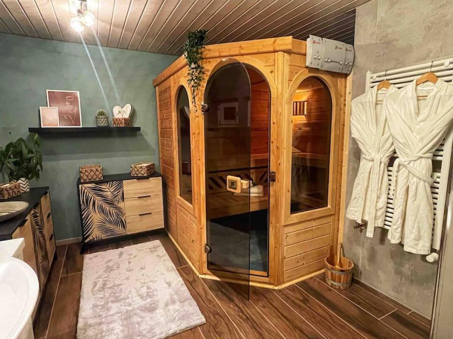 L'Echo Des Bois - Studio Cocooning Avec Sauna L'Abergement Extérieur photo